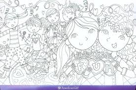 American girl dolls are always a popular items on little girls' christmas wish lists. American Girl Doll Coloring Pages To Print