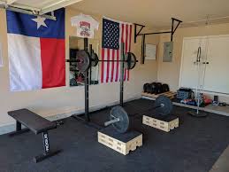 Remove unnecessary garage items and move to basement or attic. My Garage Gym