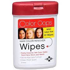 Color Oops Hair Color Remover Wipes 10 Ea Oops Hair Color Remover Color Oops Colour Remover