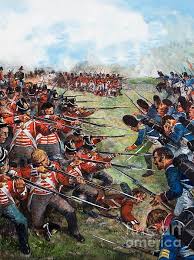 The Battle Of Waterloo 1815 By Clive Uptton In 2020 Battle Of Waterloo War Art Military Art