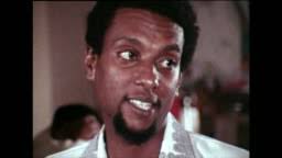 Stokely Carmichael, standing with Willie Ricks, recalls the emergence...  Stock Footage Video