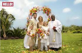 Ulrika Seals Her Love With A Surprise Ceremony In Barbados Celebrity Weddings Wedding Renewal Vows Barbados Wedding