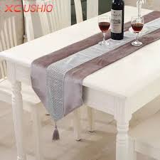 32x210 Cm Luks Pamuk Modern Elmas Bronzlasmaya Masa Ortusu Runner Dugun Masa Kosucu Ev Partisi Dekorasyon Modern Table Modern Table Runners Cheap Table Runners