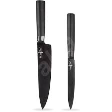 Check spelling or type a new query. Titan Chef Stainless Steel Titanium Uh Kitchen Knife Set Of 2 Pcs Knife Set Alzashop Com