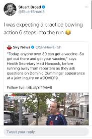 Boris johnson has said he continues to have full confidence in matt hancock after the health secretary was accused of having an affair with one of his close aides and breaking covid rules. England Cricketers Have Been Trolling Runaway Matt Hancock And Totally Bowled Us Over The Poke