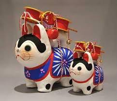 so cute 美しい人形 年賀状 デザイン 工芸品