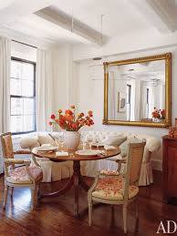#dinner #dinnertable #furniture #furnishings #color #palette #lighting #pendant #armchairs #formal #bench #sidechairs #rugs #centerpiece #tablescape #tableware #placesettings #hosting #host #. Designers And Architects Own Dining Rooms Architectural Digest