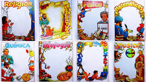 Si en esta segunda sección decidimos compilar estás carátulas para colorear estos diseños en blanco y negro y a color se pueden pintar con los colores de tu creatividad y claro también puedes imprimir paz. Como Dibujar Caratula Para Matematicas Para Secundaria Youtube