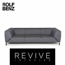 Himolla leder sofa anthrazit grau dreisitzer elektrische. Rolf Benz Leder Sofa Creme Dreisitzer Couch 13210 1 170 94 Picclick Uk