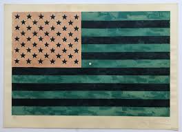 Jasper Johns, Flag (Moratorium), 1969 - Denis Bloch Fine Art Gallery