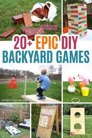 20 Epic Diy Backyard Games For Kids Families Backyard Games Diy Backyard Games Kids Diy Outdoor Party