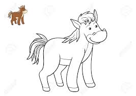 Check spelling or type a new query. Dibujo Para Colorear Para Ninos Caballo Fotos Retratos Imagenes Y Fotografia De Archivo Libres De Derecho Image 70382306
