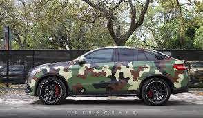 Mercedes Gle 63 S Custom Camo Wrap Metorwrapz Mecedescamo Mercedes Camo Car Wrap Camo Wraps Dream Cars