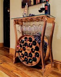 Barrel Rack Wine Bar Wine Barrel Furniture Barrel Furniture Wine Rack