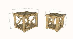 If you're thinking about making one yourself. Farmhouse Side Table Ana White
