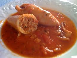 Recette Calamars Farcis Inratable Notee 4 5 Recette Calamar Farci Recettes De Cuisine Calamar Recette