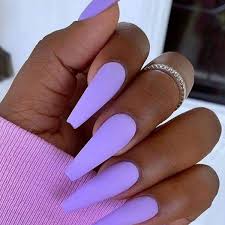 Purchasing 3d decorations produced from plastic and glue them in your. Amazon Com Favelo Coffin Press On Nails Extra Long Ballerina Fake Nails Full Cover False Nails Artificial Nails Tips For Women And Girls 24pcs Matte Purple Beauty