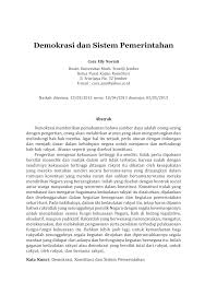 Rakyat tunduk pada kata raja Https Media Neliti Com Media Publications 108628 Id Demokrasi Dan Sistem Pemerintahan Pdf