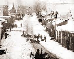 Grass Valley Tobogganing Down Main Street Photo Grass Valley Nevada City California Sierra Nevada Mountains