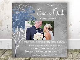 Step Dad Gift Wedding Stepdad Of The Bride Gift Bonus Dad Etsy Dad Wedding Gift Step Dad Gifts Wedding Gifts