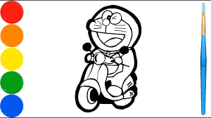 24 gambar komik doraemon bahasa indonesia terbaru gambar naruto via gambarnaruto.com. Cara Menggambar Doraemon Naik Motor Matic Belajar Menggambar Dan Mewarnai Untuk Anak Youtube