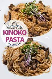 Kinoko Pasta With 9 Tips To Make This A Success All Day I Eat Like A Shark Recipe Recipes Stuffed Mushrooms Easy Japanese Recipes