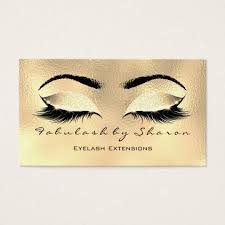 Makeup Artist Eyebrow Lashes Rose Glitter Waxing Business Card Zazzle Com Gold Business Card Eyebrow Lash Glitter Eyebrows