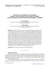 Six camels race per round and each round is won by rolling large. Pdf Motives Of Tourists Attending Small Scale Events The Case Of Three Local Festivals And Events In Istanbul Turkey