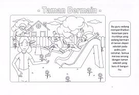 1000 gambar sketsa wajah pemandangan bunga lengkap. Contoh Gambar Gambar Taman Bermain Untuk Mewarnai Kataucap