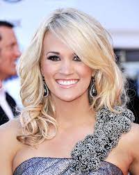 Medium Blonde Hairstyles Carrie Underwood Medium Formal Curly Blonde Hairstyle 201 Carrie Underwood Hair Medium Hair Styles Wedding Hairstyles Medium Length