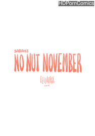 Sarahs No Nut November 1 comic porn | HD Porn Comics