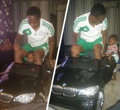 Moses, stopped at the traffic light two cars behind dinesh's car. In Pictures Super Eagles Player Ahmed Musa Kidding
