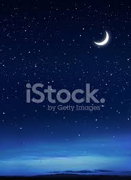 Since the moon will be 72% illuminated and. Stars And Moon On The Dark Blue Sky Stock Photos Freeimages Com