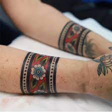Old School Inspiration Inkstinct Traditional Tattoo Cuff Ankle Cuff Tattoo Cuff Tattoo