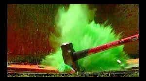 Exploding Spray Paint At 2500fps The Slow Mo Guys Youtube