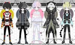 Cartoon drawings cute drawings character outfits character art drawing anime clothes drawings of clothes manga clothes japon illustration cute art styles. Demon Adoptable Batch Closed By As Adoptables On Deviantart Anime Outfits Art Clothes Cute Art Styles