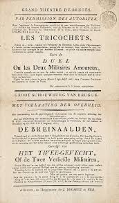 De voortvluchtige militair met extreemrechtse sympathieën heeft zich van het. File Theatre Bruges 1813 Jpg Wikimedia Commons