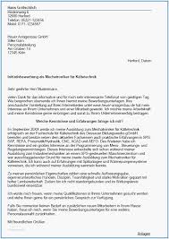 Mechatronics Bewerbungsschreiben Ausbildung Mechatroniker Vorlage