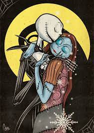 The Kiss Jack Sally Klimt Nightmare Before Christmas Tattoo Nightmare Before Christmas Drawings Sally Nightmare Before Christmas