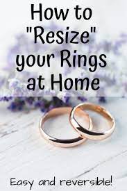 This Hack For How To Resize Your Rings At Home Was Featured On Buzzfeed Discover An Easy And Reversible Way To How To Make Rings Make A Ring Smaller Big Rings