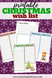 Find & download free graphic resources for santa list. Free Christmas Wish List And Letter To Santa Printables Sew Simple Home