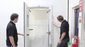 You can build your own walk in cooler for produce storage at just a fraction of the cost of commercial coolers. How To Install An Eliason Swing Cooler Door Youtube