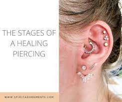 The Stages Of A Healing Piercing In 2021 Piercing Second Ear Piercing New Ear Piercing
