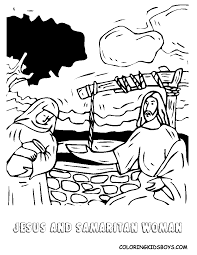 The spruce / miguel co these thanksgiving coloring pages can be printed off in minutes, making them a quick activ. Woman At The Well Bible Coloring Page Coloring Home