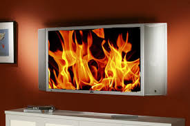 Belleze 47 tv stand entertainment center for tv's up to 50 w/infrared electric fireplace and remote control, ashland pine 4.5 out of 5 stars 801 $269.99 $ 269. 3 Reasons You Should Never Mount A Tv Above A Fireplace