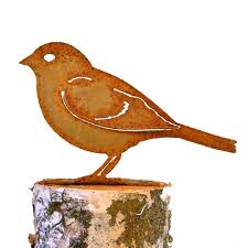 Garden Design Sparrow Elegant Garden Design Sparrow Steel Silhouette With Rusty Patina Garden Decor In 2020 Bird Silhouette Art Metal Birds