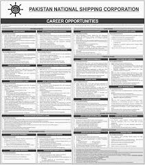 Pakistan National Shipping Corporation Pnsc Jobs 2019 Finance Finance Jobs Management