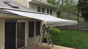 Maybe you would like to learn more about one of these? Sunsetter Laminated Fabric Retractable Awning In Middletown Nj 07748 Youtube