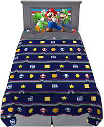 These nintendo bed sheets put the game in your hands, where you're the cartridge. Amazon Com Franco Kids Bedding Super Soft Sheet Set 3 Piece Twin Size Nintendo Mario Home Kitchen