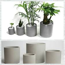 Silicone Molds Round Flower Pot Molds Concrete Vase Molds Macetas De Hormigon Macetas De Concreto Jardineria En Macetas